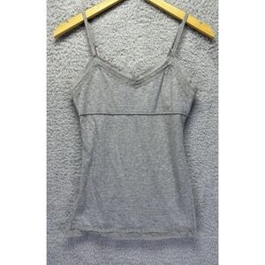 Mudd Babydoll Camisole‎ Tank Top Junior Gray Adjustable Strap Lace Y2K Medium